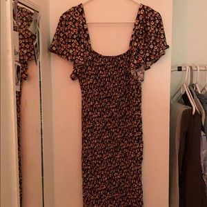 Off the shoulder floral dress